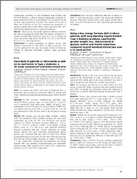 Using a low energy formula diet in obese patients with Type 2 diabetes