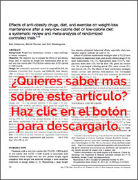 Artículo original — Mantenimiento de peso