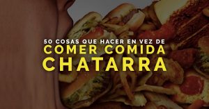 Evitar la comida chatarra