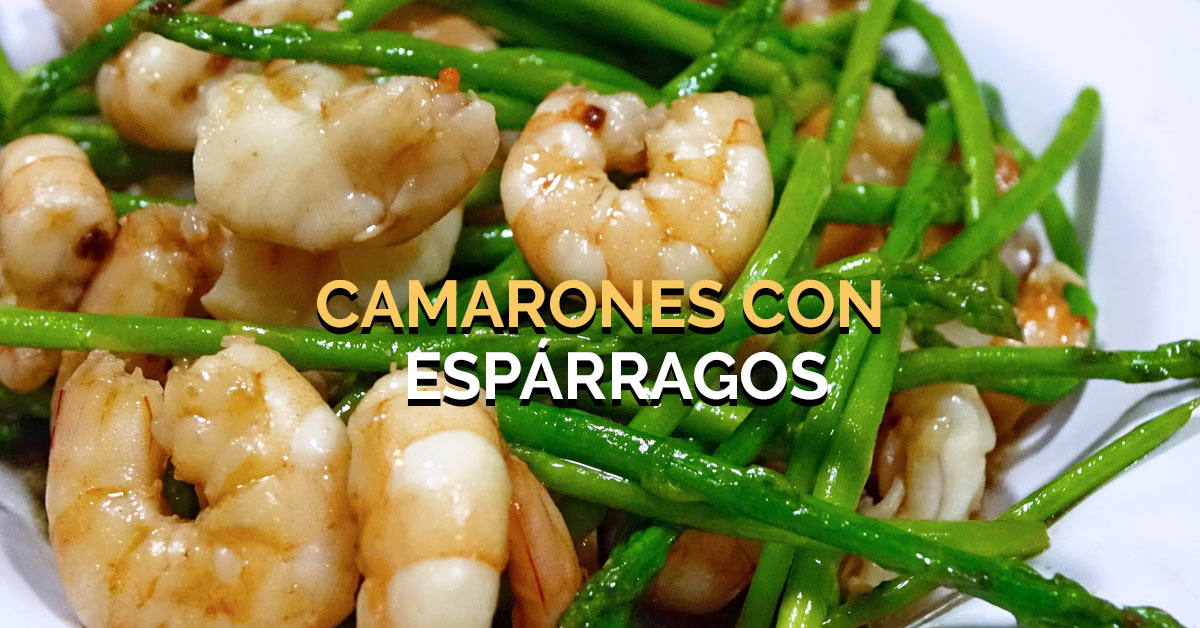 Receta de camarones salteados con espárragos - Cambridge Weight Plan Mexico